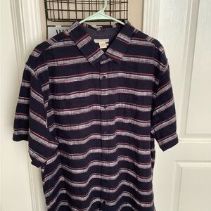 Men's Striped Short Sleeve Shirt